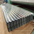 Fiches de toiture en métal GI ondulé Galvanisé Prix pas cher Prix de toit en zinc Prix d&#39;usine par feuille